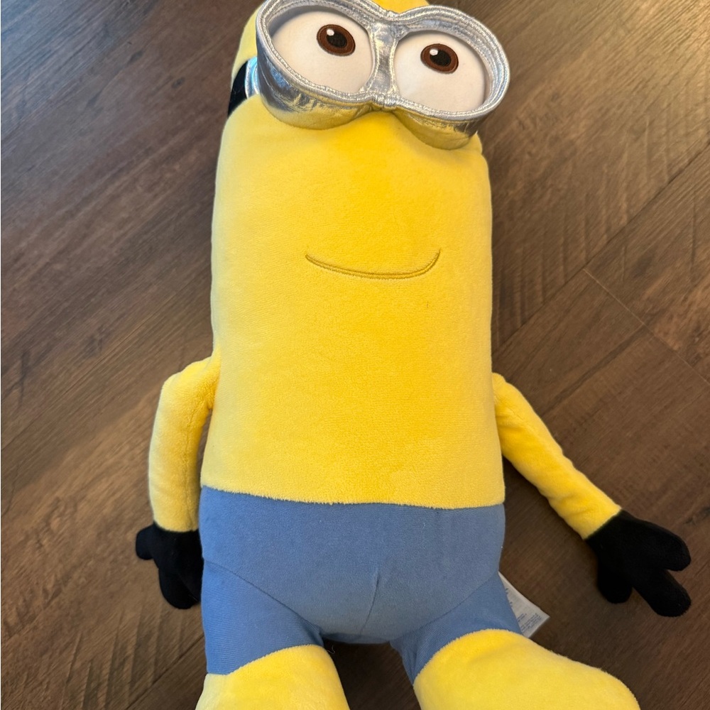 Yellow and Blue Stuffed Minion Toy